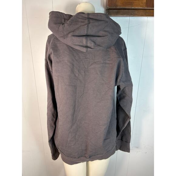 alife dark gray full Zip hoodie with hot pink logo with polka dots. Size M - Picture 2 of 5